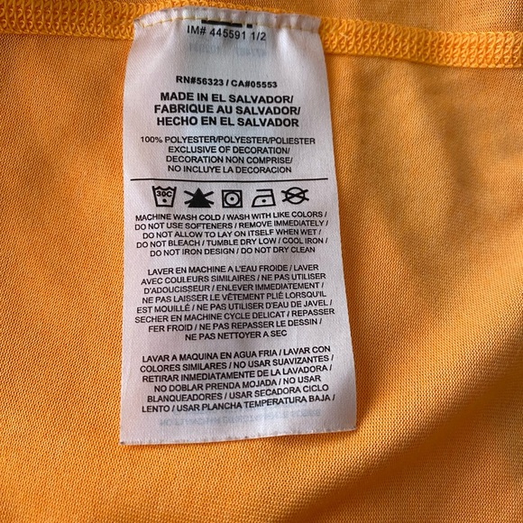 Nike Dri-Fit Just Do It Tank Top Orange L - Picture 5 of 8